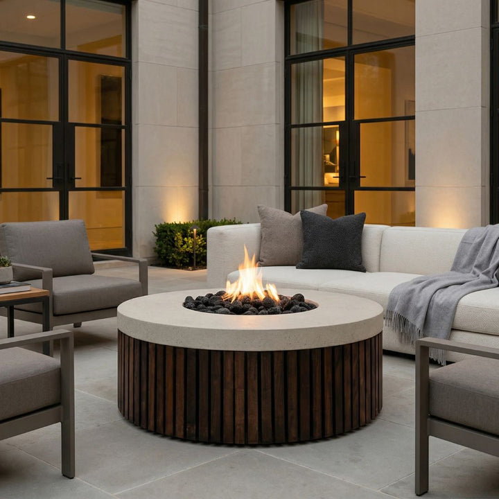 Hampton Fire Table | Outdoor Gas Fire Pit by Prism Hardscapes