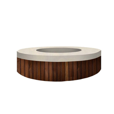 Hampton Fire Table, Coastal | Outdoor Gas Fire Pit by Prism Hardscapes