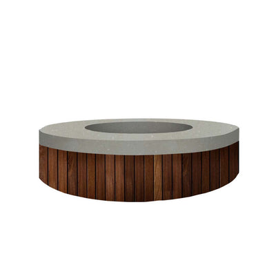 Hampton Fire Table, Natural | Outdoor Gas Fire Pit by Prism Hardscapes