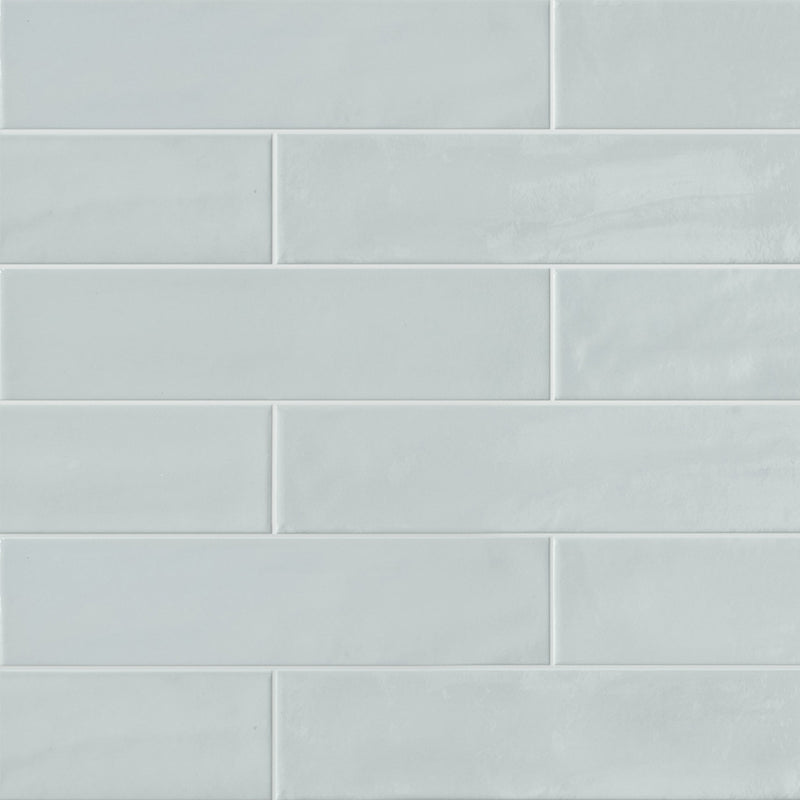 Harborside Aqua, 6" x 24" Porcelain Tile | Wall & Pool Waterline Tile