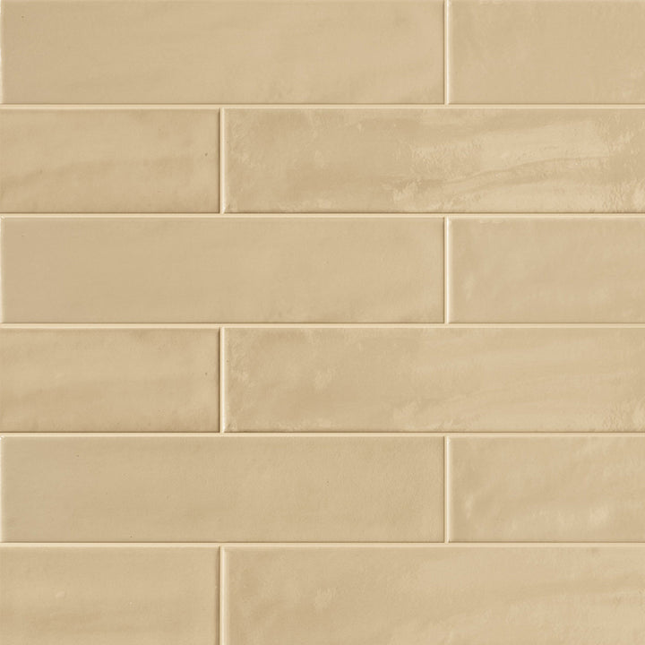 Harborside Studio Beige, 6" x 24" Porcelain Tile | Wall & Pool Waterline Tile