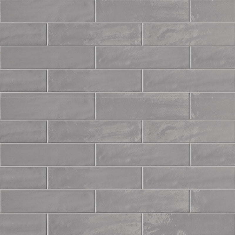 Harborside Wisdom Grey, 6" x 24" Porcelain Tile | Wall & Pool Waterline Tile