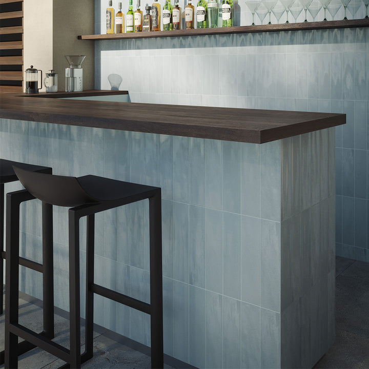 Harborside Aqua, 3" x 12" Porcelain Tile | Wall & Pool Waterline Tile