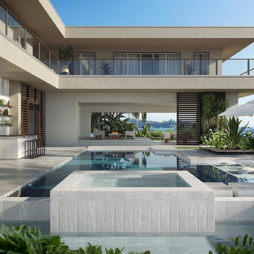 Harborside Pure, 6" x 24" Porcelain Tile | Wall & Pool Waterline Tile