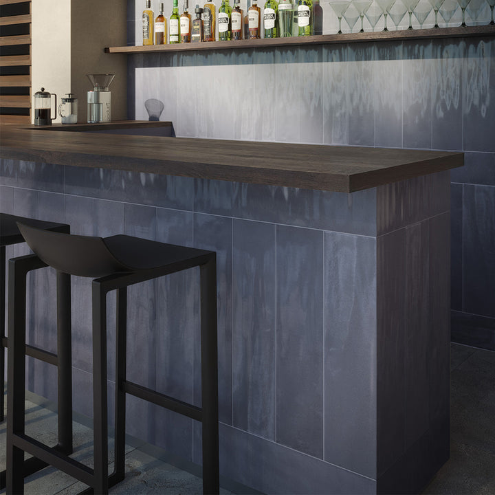 Harborside Wisdom Grey, 6" x 24" Porcelain Tile | Wall & Pool Waterline Tile