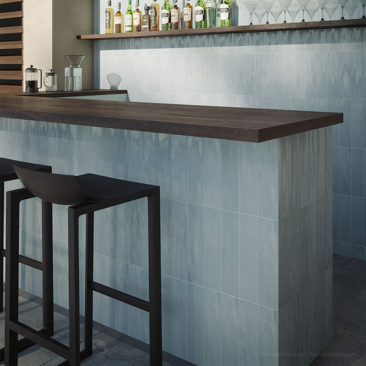 Harborside Aqua, 3" x 12" Porcelain Tile | Wall & Pool Waterline Tile