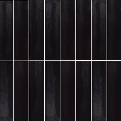 Harborside Jet Black, 3" x 12" - Porcelain Tile