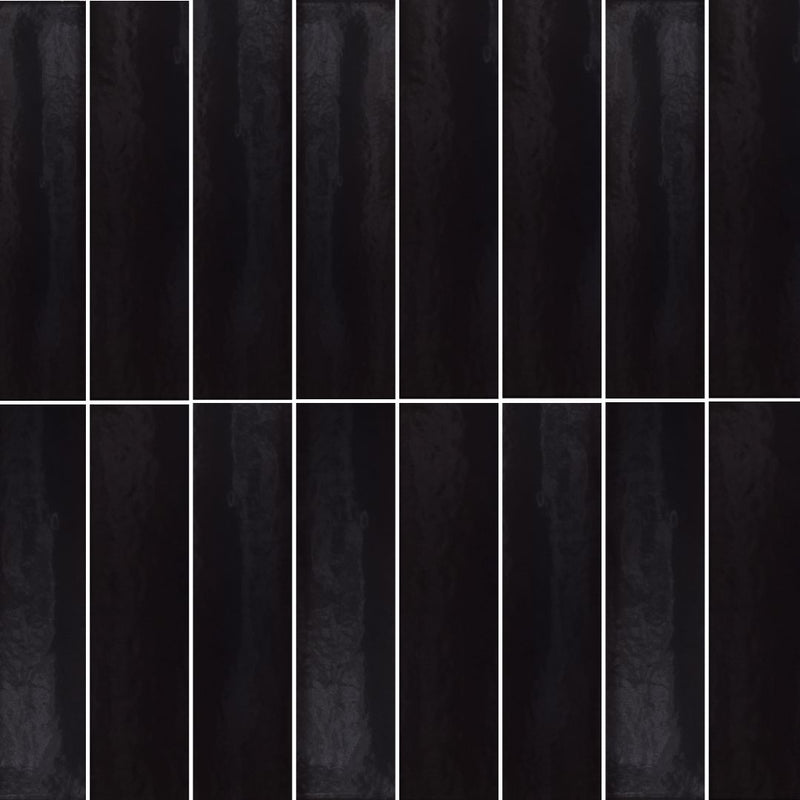 Harborside Jet Black, 3" x 12" - Porcelain Tile