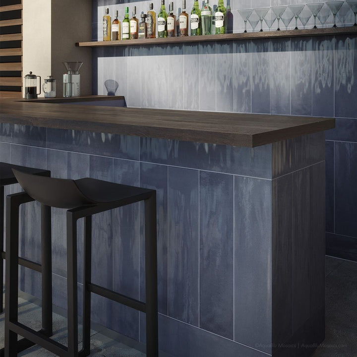 Harborside Nimbus, 6" x 24" Porcelain Tile | Wall & Pool Waterline Tile