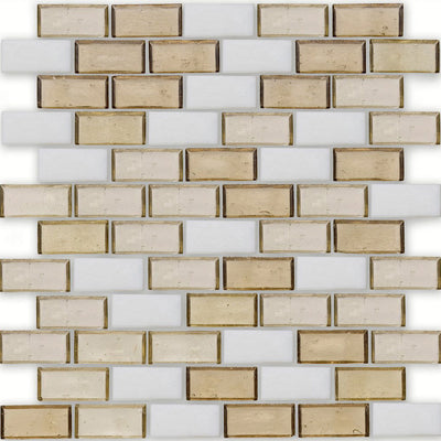 Bay, 1" x 2" Glass Mosaic Tile | E12BAYXXB | American Glass Mosaics