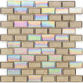 Dune, 1" x 2" Staggered - Glass Tile
