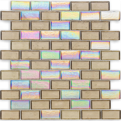 Dune, 1" x 2" Glass Mosaic Tile | E12DUNEXXB | American Glass Mosaics