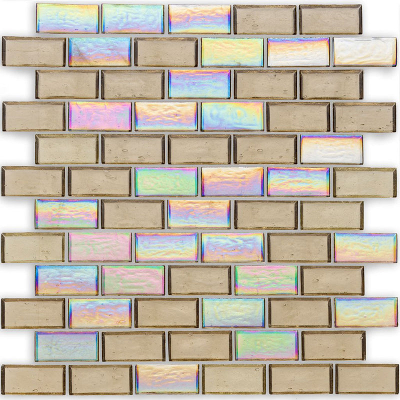 Dune, 1" x 2" Glass Mosaic Tile | E12DUNEXXB | American Glass Mosaics