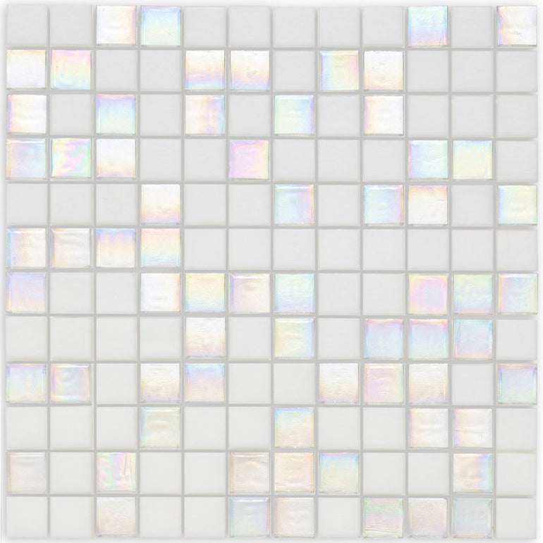 Quartz, 1" x 1" Glass Mosaic Tile | E11QUARXXS | American Glass Mosaics