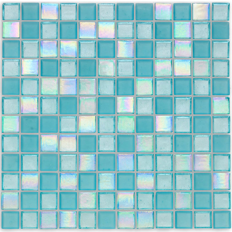 Surf, 1" x 1" Glass Mosaic Tile | E11SURFXXS | American Glass Mosaics
