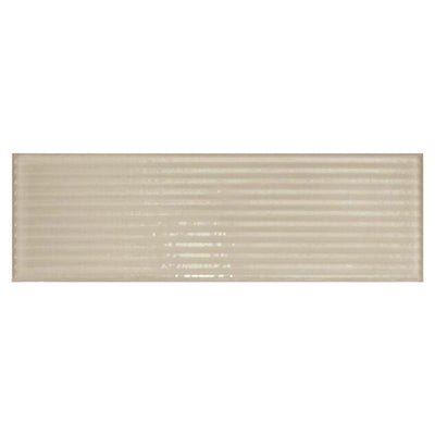 Taupe Groove, 4" x 12" Porcelain Tile | Floor & Wall Tile by IWT