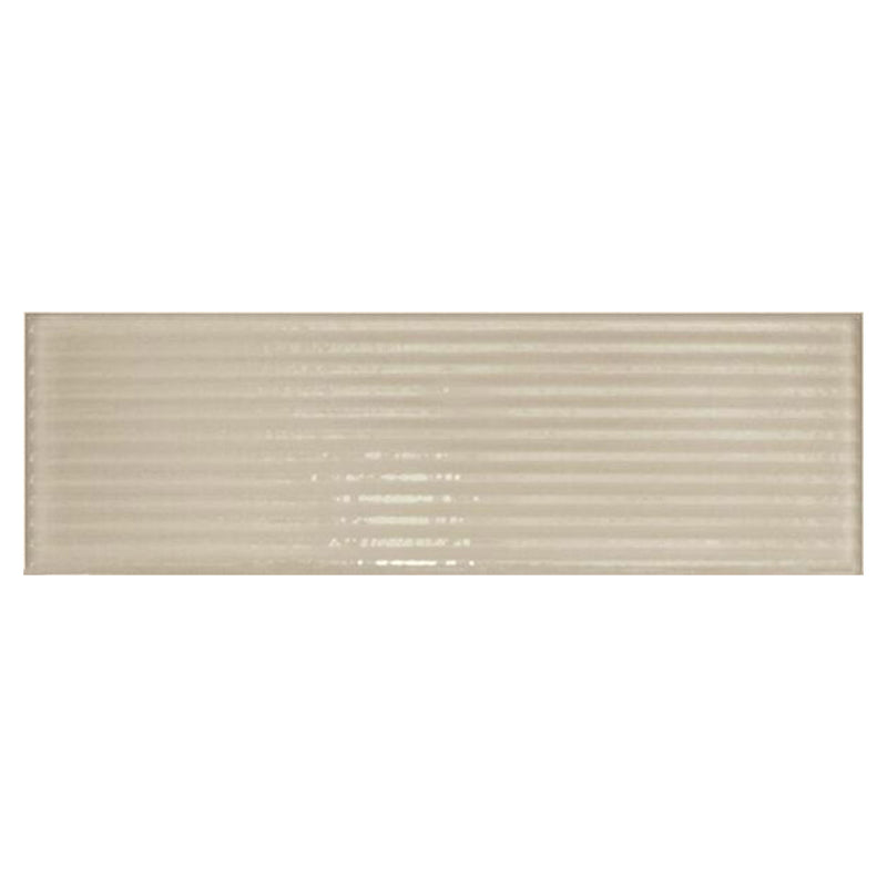 Taupe Groove, 4" x 12" Porcelain Tile | Floor & Wall Tile by IWT