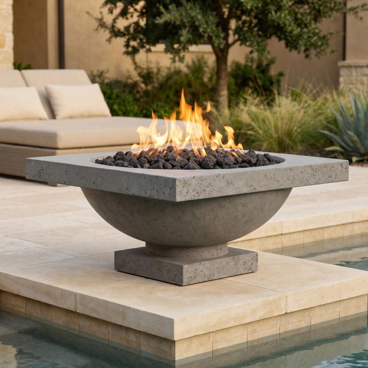 Prism Hardscapes Ibiza Fire Bowl Gas Fire Feature