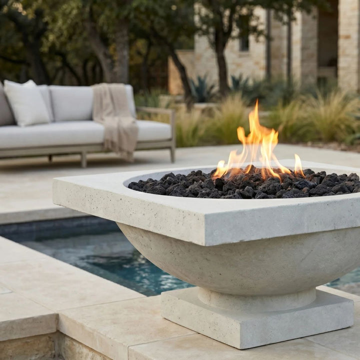 Prism Hardscapes Ibiza Fire Bowl Gas Fire Feature