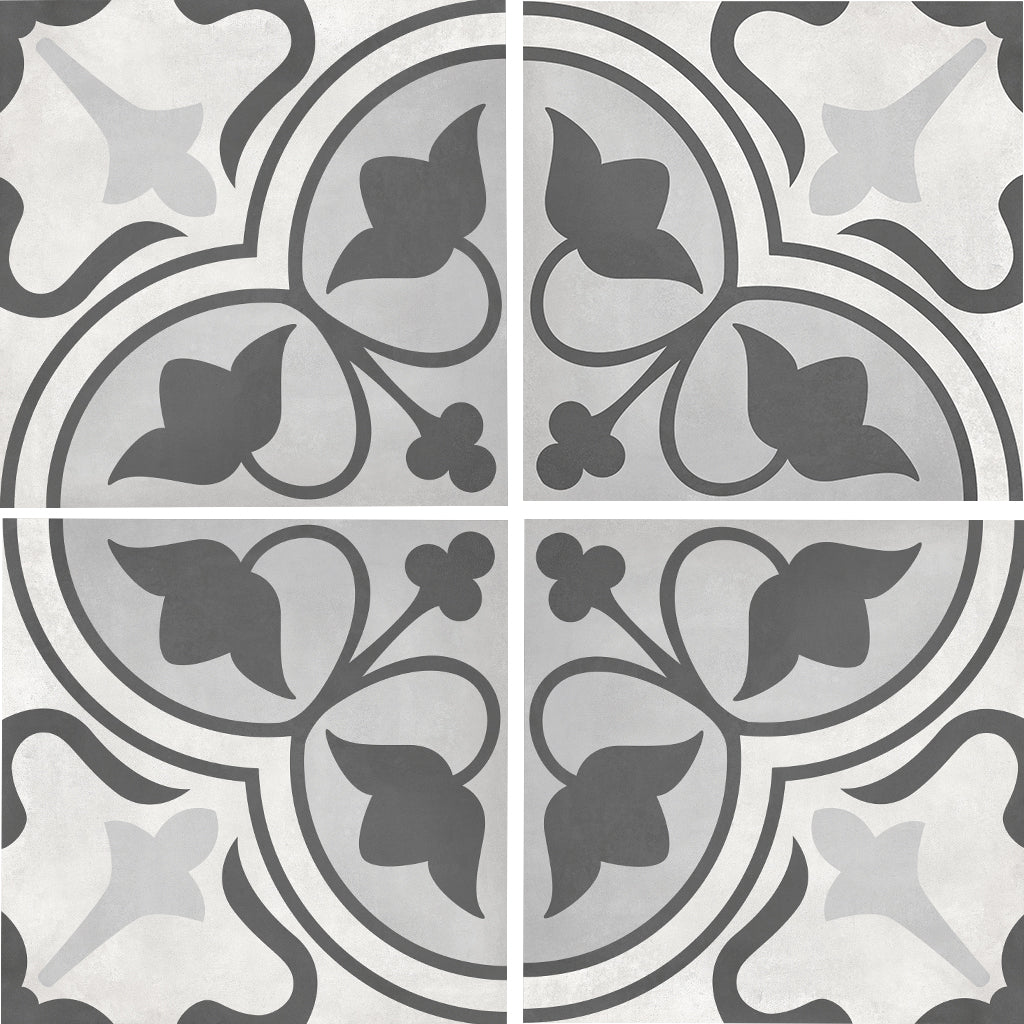 Ice Clover, 8" x 8" Porcelain Tile | ANAFORMICECLOV | IWT Tile