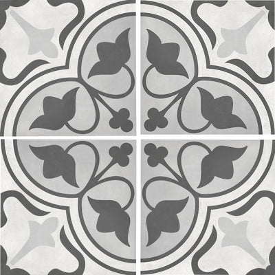 Ice Clover, 8" x 8" Porcelain Tile | ANAFORMICECLOV | IWT Tile