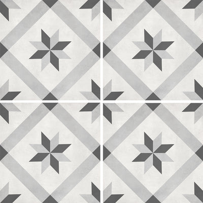 Ice Compass, 8" x 8" Porcelain Tile | ANAFORMICECOMP | IWT Tile