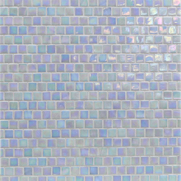 Ice Dancer, 5/8" x 5/8" Glass Mosaic Tile | Murrine Mosaics