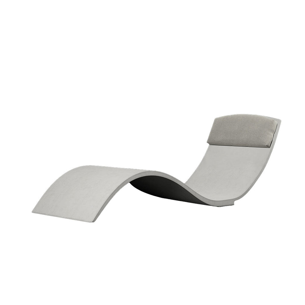 Curve II Chaise Lounger | Concrete Pool and Patio Lounge Chair