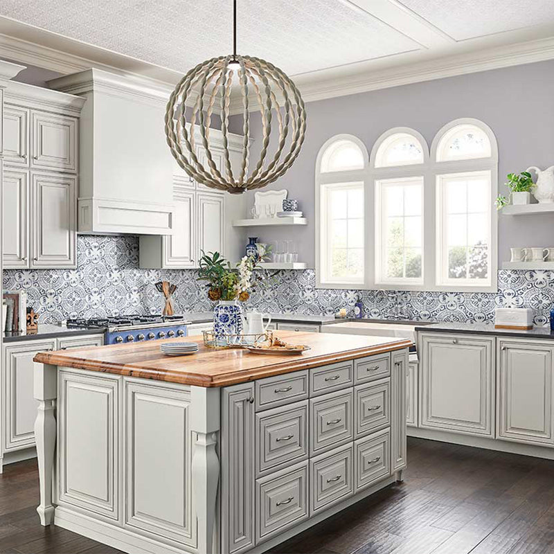 Indigo, 8" x 8" Porcelain Tile | NIND8X8 | Patterned Tile by MSI
