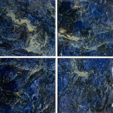 Forest Blue, 6" x 6" Porcelain Tile | JAVA-91 | Fujiwa Pool Tile