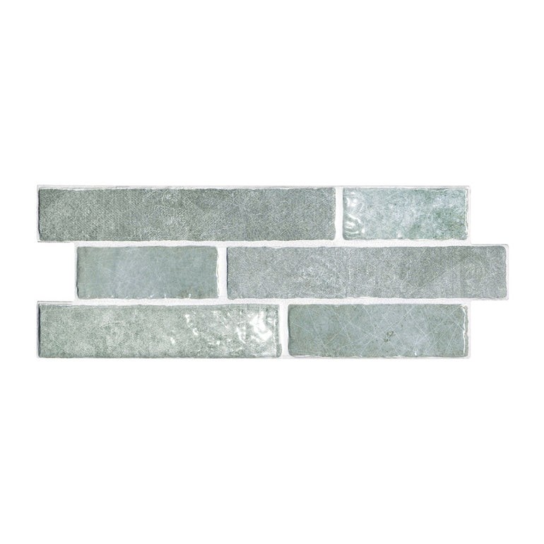 Menta Interlocking Brick, Porcelain Tile | Tesoro In-Home Tile