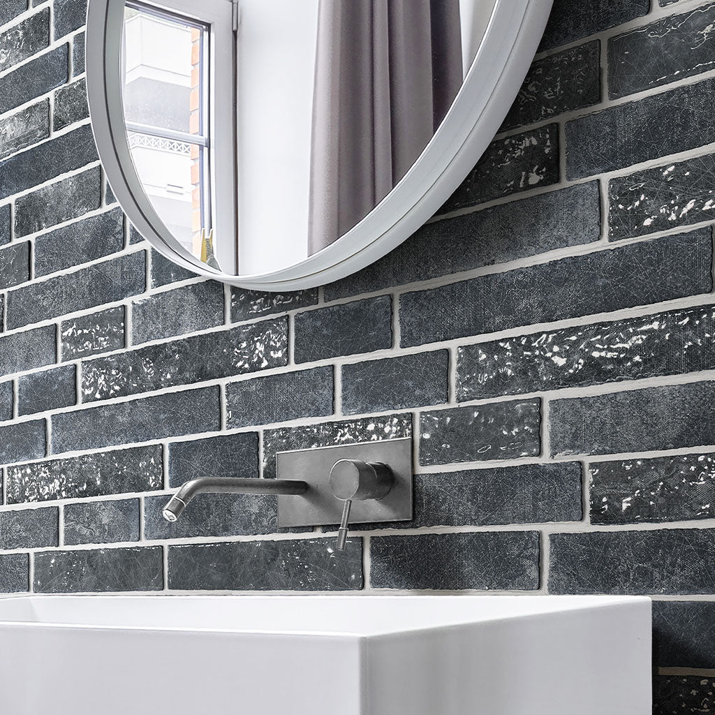 Mora Interlocking Brick, Porcelain Tile | Tesoro In-Home Tile