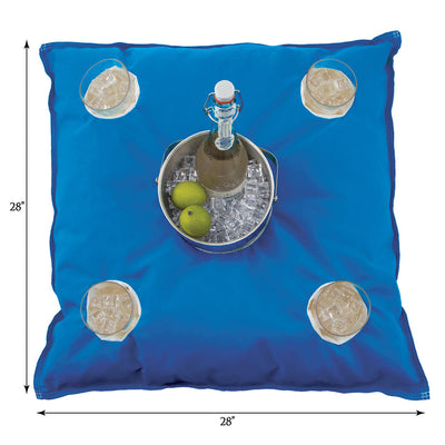 Kai Cocktail Caddy, Pacific Blue - Pool Float | Floating Luxuries
