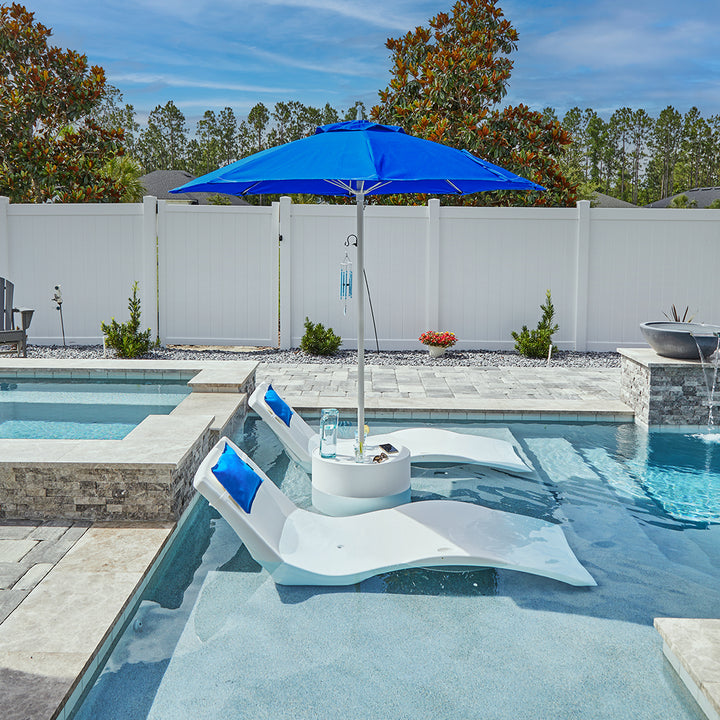 Kai Resort Pillow, Pacific Blue (Set of Two) - Luxury Pool Accessory