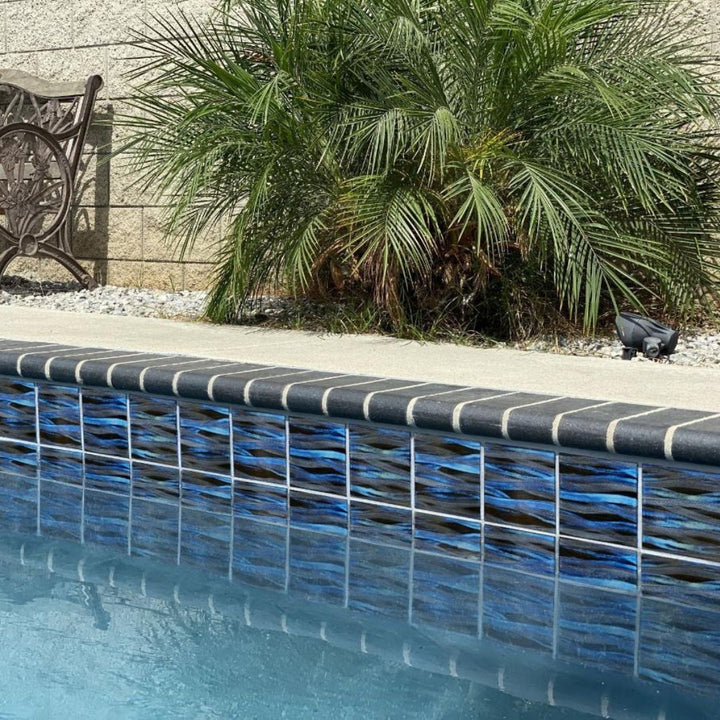 Smoky Blue, 6" x 6" - Porcelain Pool Tile