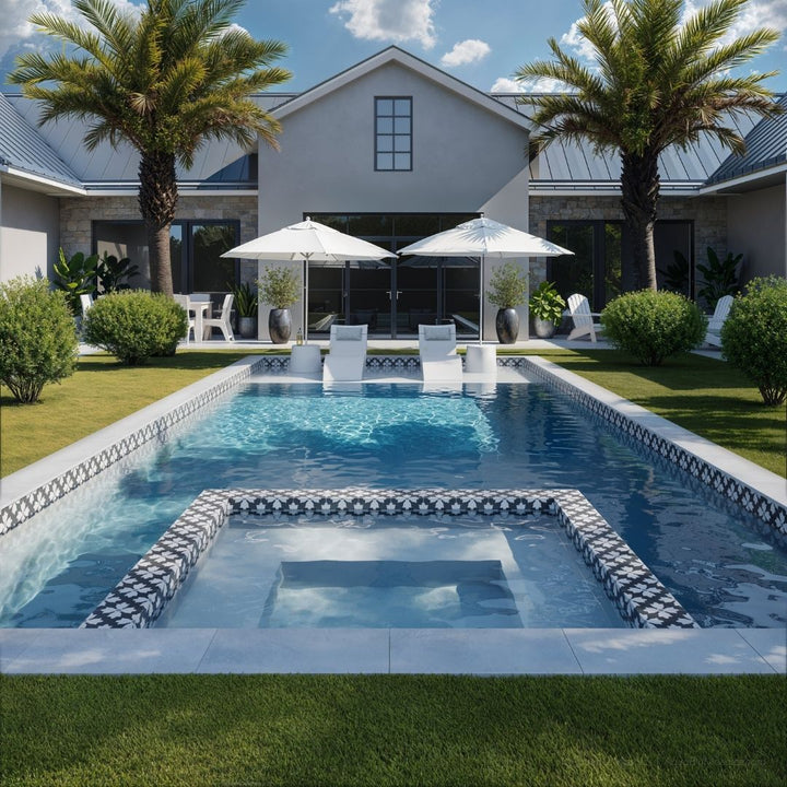 Kasbah, 8" x 8" Porcelain Tile | NIND8X8 | Patterned Tile by MSI