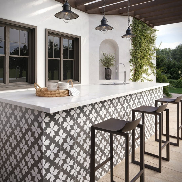 Kasbah, 8" x 8" Porcelain Tile | NIND8X8 | Patterned Tile by MSI
