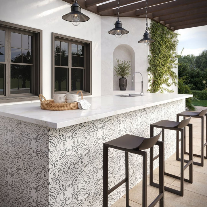 Paloma, 8" x 8" Porcelain Tile | NPAL8X8 | Patterned Tile by MSI