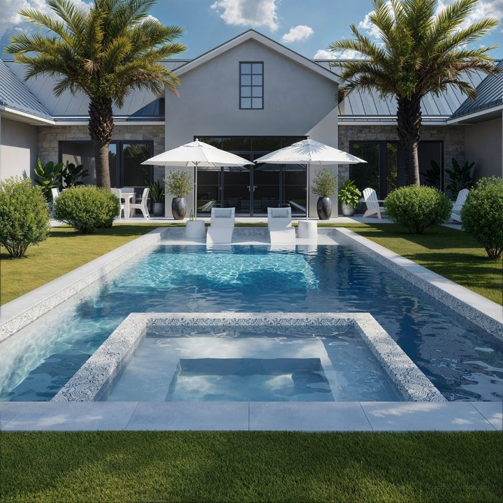 Paloma, 8" x 8" Porcelain Tile | NPAL8X8 | Patterned Tile by MSI