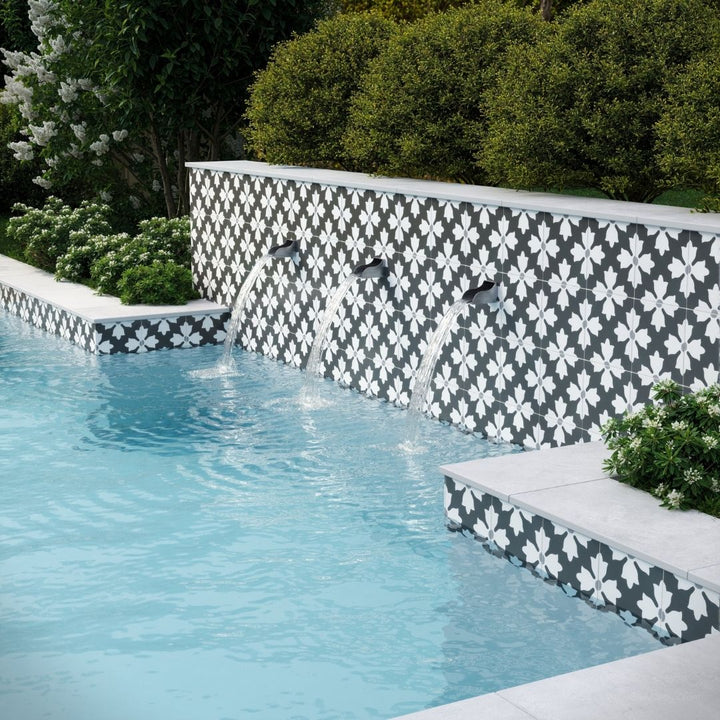 Kasbah, 8" x 8" Porcelain Tile | NIND8X8 | Patterned Tile by MSI