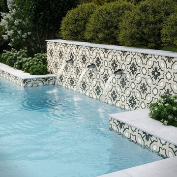 Tahari, 8" x 8" Porcelain Tile | NTAH8X8 | Patterned Tile by MSI