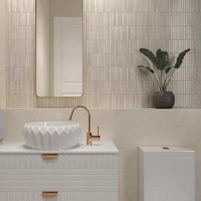 Kit-Kat Ivory, 4.5" x 9.1" | Porcelain Tile for Interiors & Exteriors