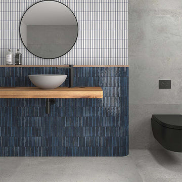 Kit-Kat Ocean, 4.5" x 9.1" | Porcelain Tile for Interiors & Exteriors