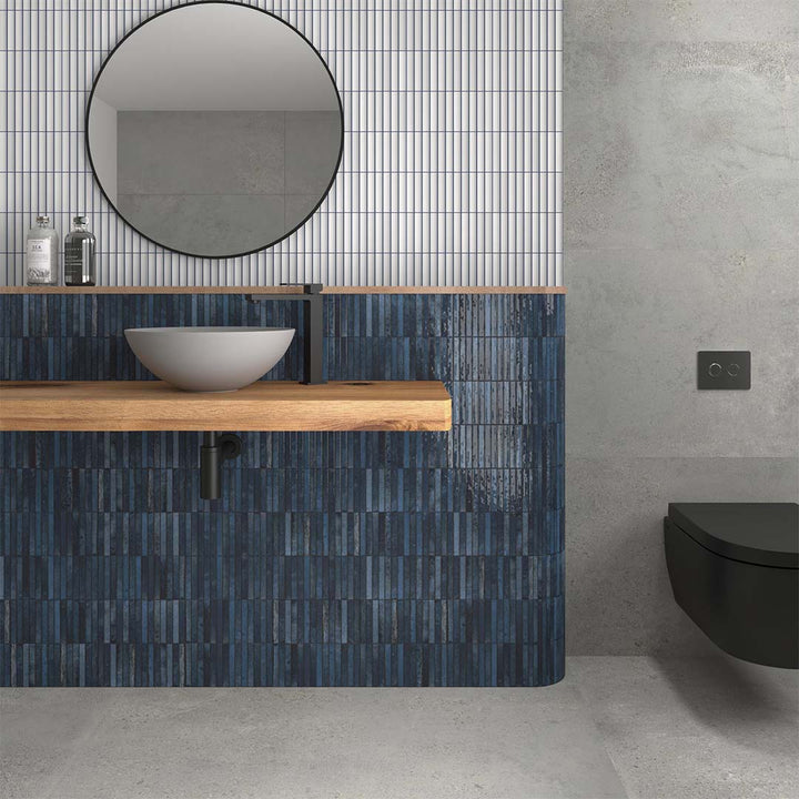 Kit-Kat Ocean, 4.5" x 9.1" | Porcelain Tile for Interiors & Exteriors