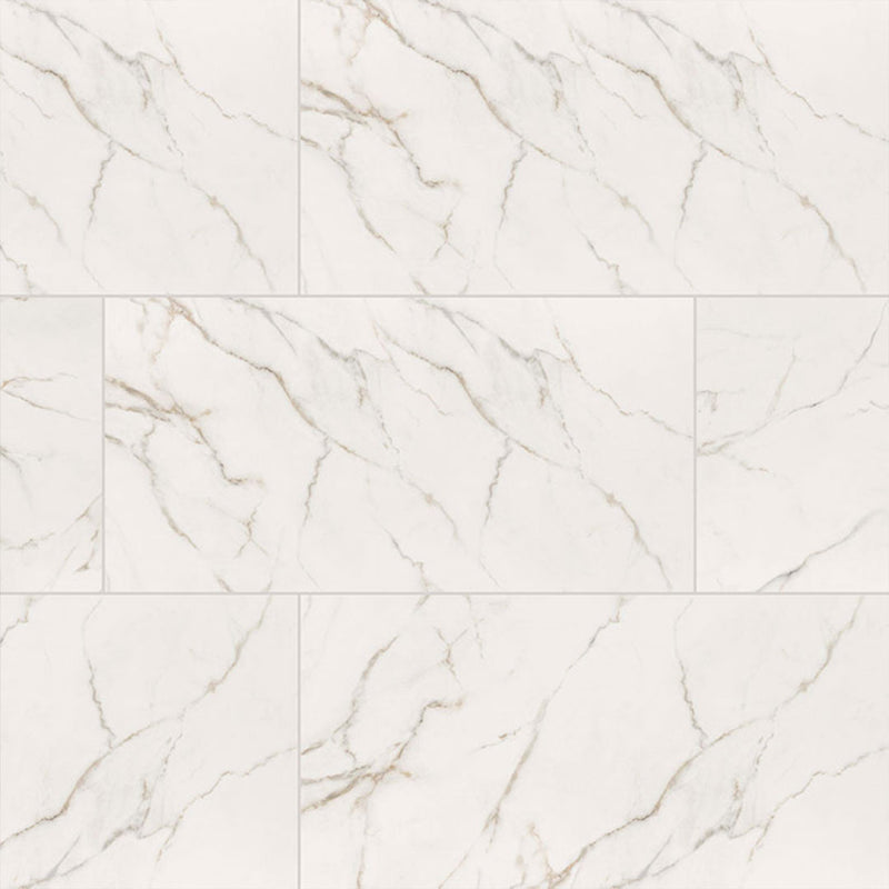 Calacatta Lucca Polished, 12" x 24" | Porcelain Floor & Wall Tile