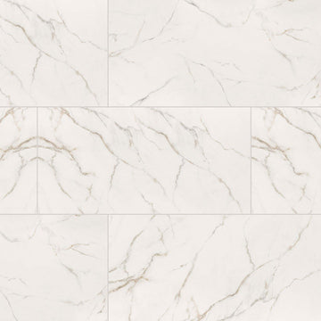 Calacatta Lucca Polished, 24" x 48" | Porcelain Floor Tile by MSI