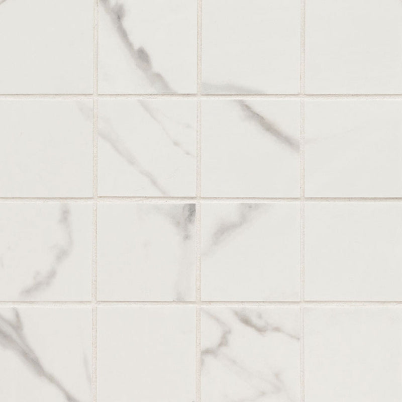 Calacatta Venato Matte, 3" x 3" | Porcelain Floor & Wall Tile by MSI