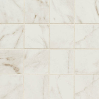 Carrara Bianco Matte, 3" x 3" | Porcelain Floor & Wall Tile by MSI