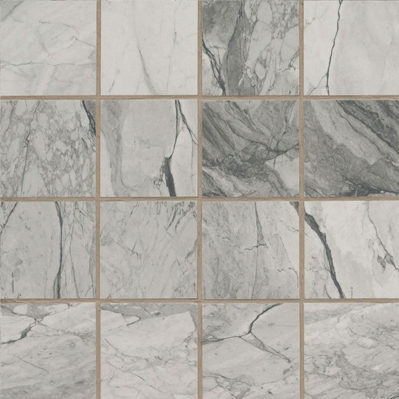 Onda Gray Matte, 3" x 3" | Porcelain Floor & Wall Tile by MSI