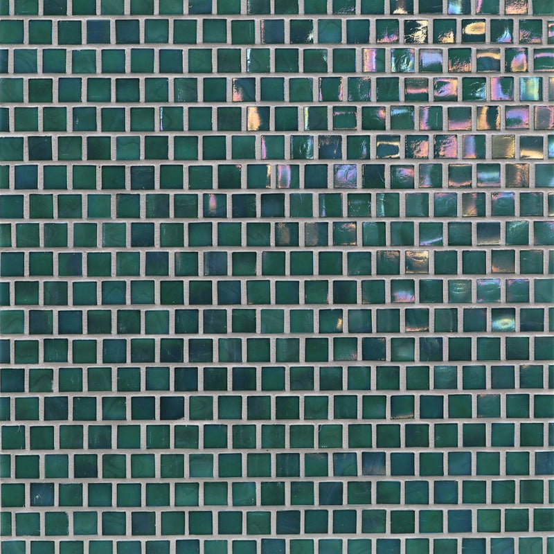Kombu, 5/8" x 5/8" Glass Mosaic Tile | Murrine Mosaics